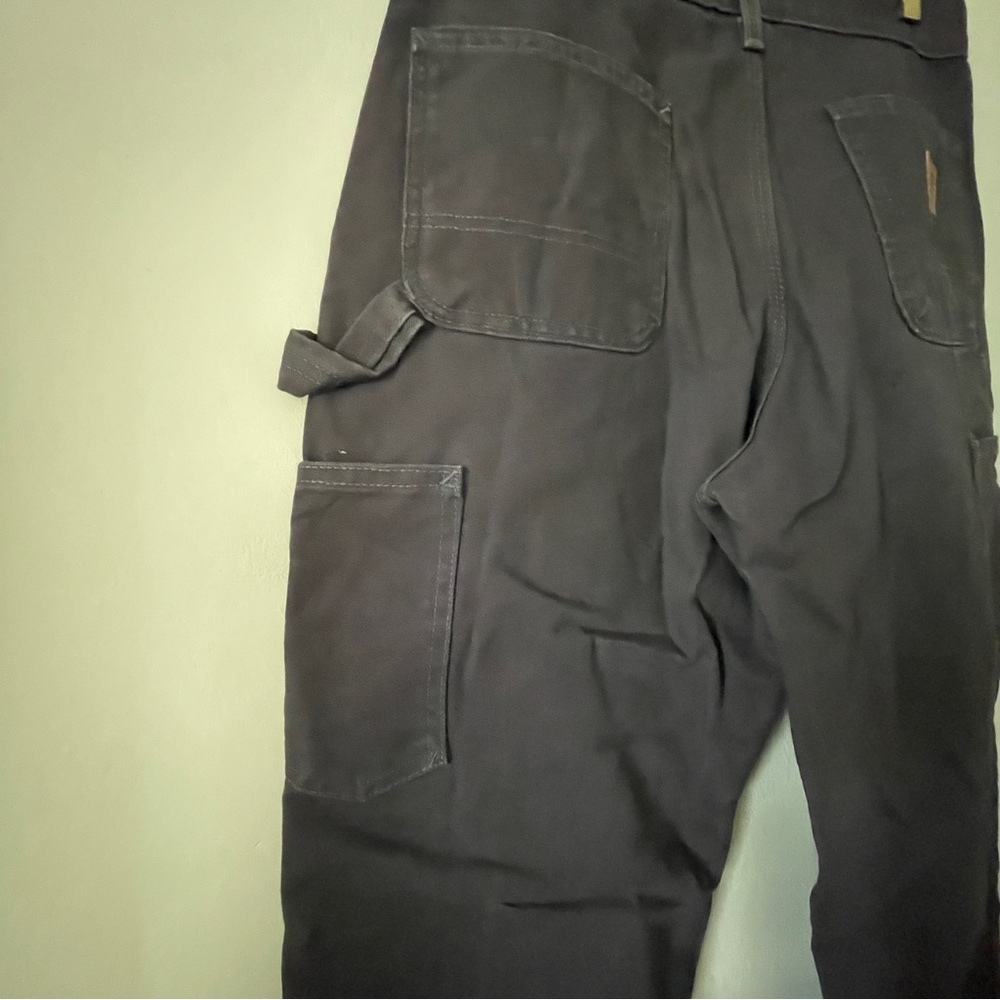 Carhartt Navy Dungaree Jeans - 30x30 Workwear Treasure! 🚜 - Picture 8 of 11
